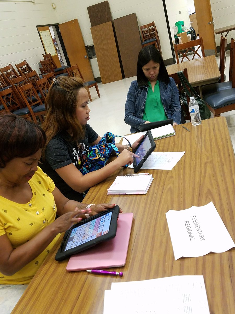 pgcpsAT's tweet photo. @SelenaSwilling --your teachers are rocking on #clickercommunicator, #clickersentences, and #clickerconnect from @Cricksoft at today's training with @pgcpsAT.  @pgcps Regional and CRI teachers are awesome as they #presumecompetence in their students let them have a voice! https://t.co/SKtATKEMHi