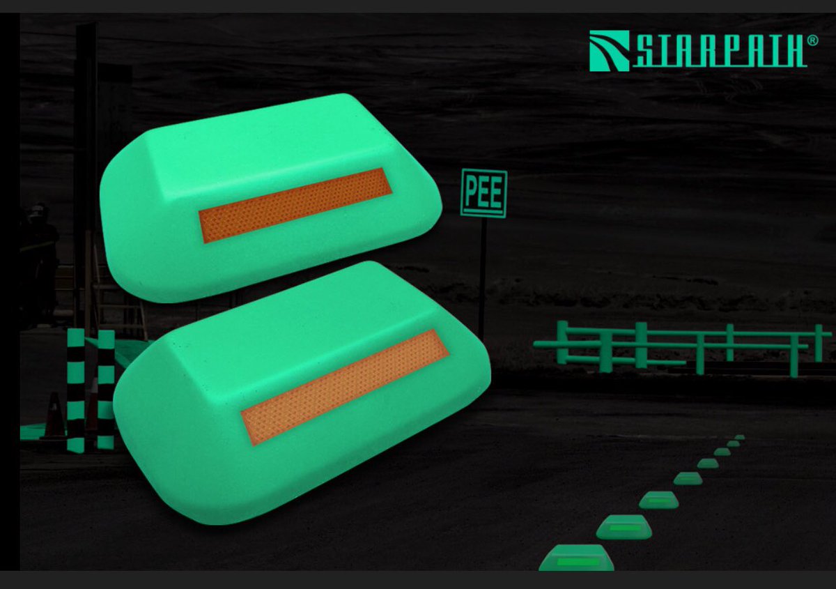 Así funcionan los productos Starpath®: #TachonVialFotoluminiscente para demarcar terreno para transporte
🚚