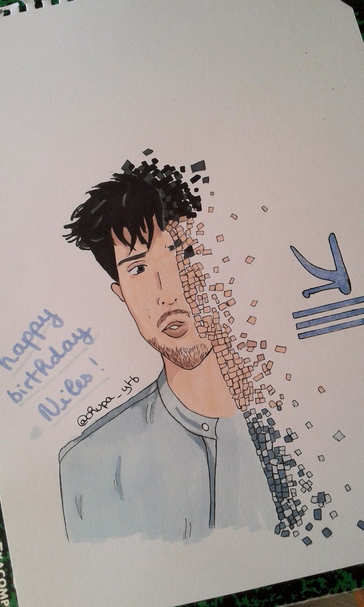 floweeytb's tweet photo. HAPPY BDAY to the legend kshmr✨💙no words to describe how much he is amazing,I love him! (hope you'll like it) @KSHMRmusic #KSHMR29 https://t.co/pMLNj3i0mI