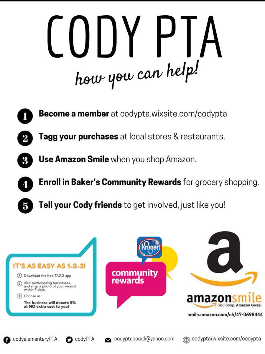 Ever wonder how you can help your PTA? Well there are a ton of ways... #codykind #supportyourschool 🐂🐂🐂