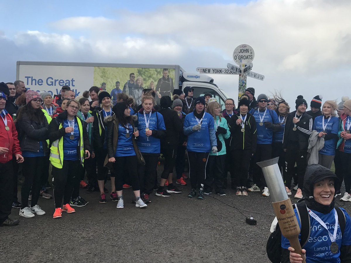 lindseyp21's tweet photo. 2400km walked and vital funds raised for @TheBHF and @DiabetesUK. Well done @Tesco  colleagues, we made it! #thegreattescowalk https://t.co/feypu24qdg