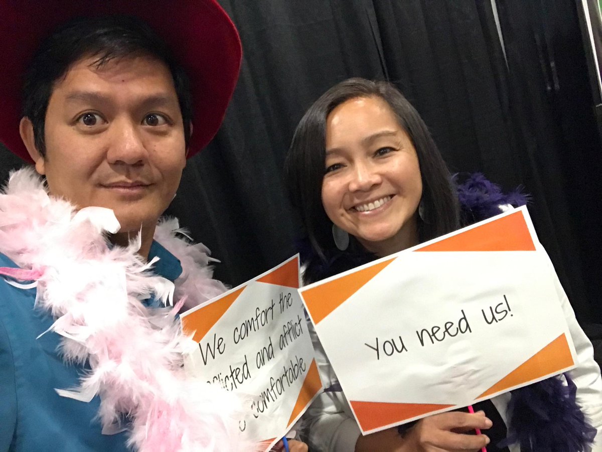 Thanks <a href="/NonprofitAF/">Vu Le (with one E)</a> for speaking at #WHATIF2017 &amp; coming to the <a href="/ImpactFoundry/">Impact Foundry</a> photo booth!