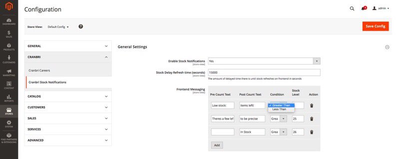 Show live stock levels to customers with definable message wrapping on product page ow.ly/992P30fEAiL Live Stock Notifications for M2!