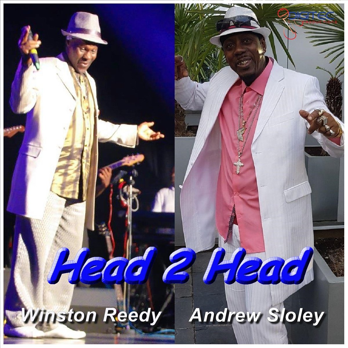 DigiTec Productions presents The album HEAD 2 HEAD Vol 1 ft Andrew Sloley &amp; Winston Reedy ready to download now from digitecproductions.co.uk