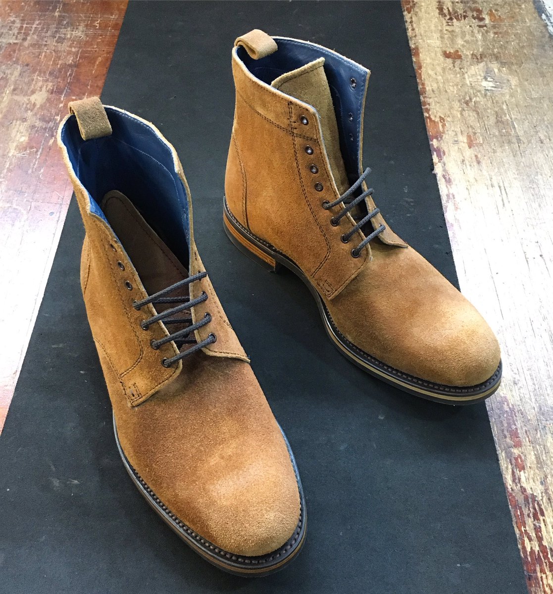 barker suede boots