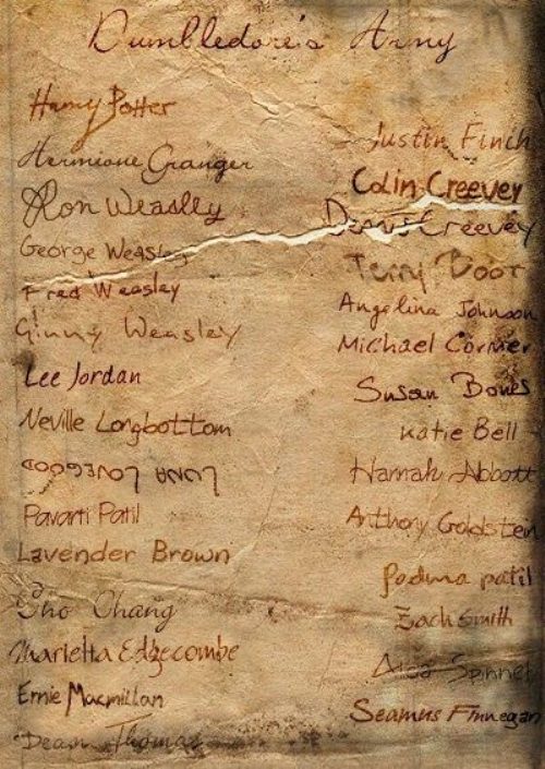 Hace 22 años se formaba el Ejército de Dumbledore.