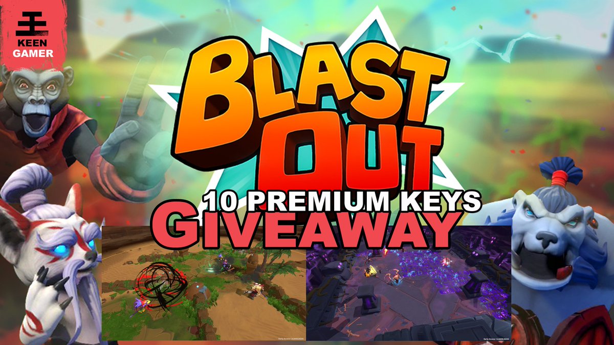 #Win 10 premium keys in our #BlastOut #giveaway! #EarlyAccess #game <a href="/BlastOutGame/">Blast Out</a>  keengamer.com/article/17181_…