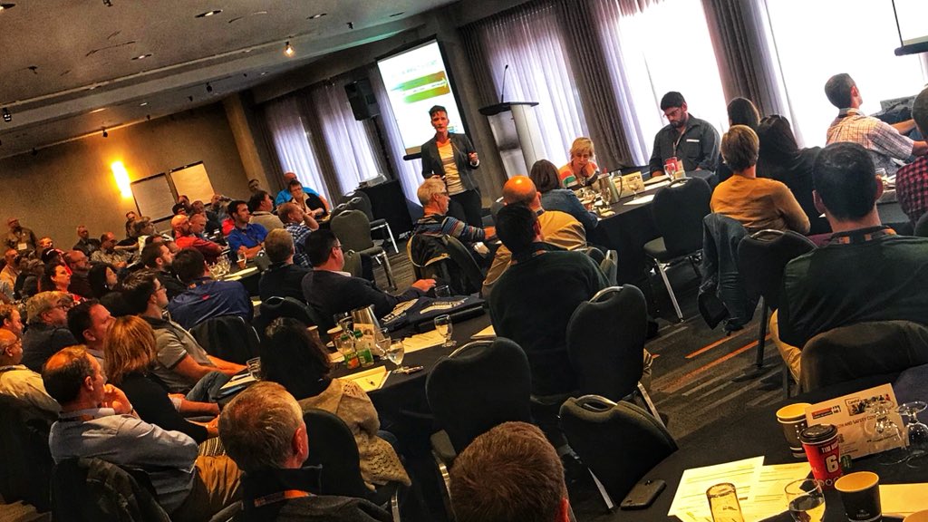 CCHumphries's tweet photo. Nancy Boutcher closes the day @WorkSafeNB #SafeConfNB with a message about the importance of small things instrumental to leadership. https://t.co/9HJ1QO0jDw