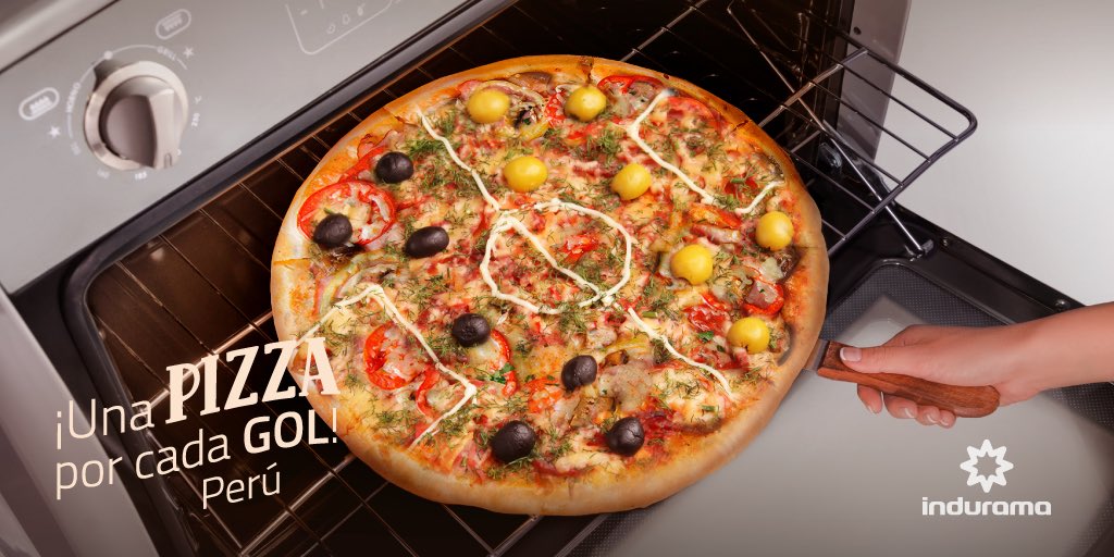 InduramaPeru's tweet photo. Una sola fuerza, alentamos a nuestro querido Perú 🇵🇪 
#ArribaPerú #ContigoPerú
RT ¿Cuántas pizzas por nuestra selección? 🍕🍕🍕 https://t.co/M7a0BGJ3oi