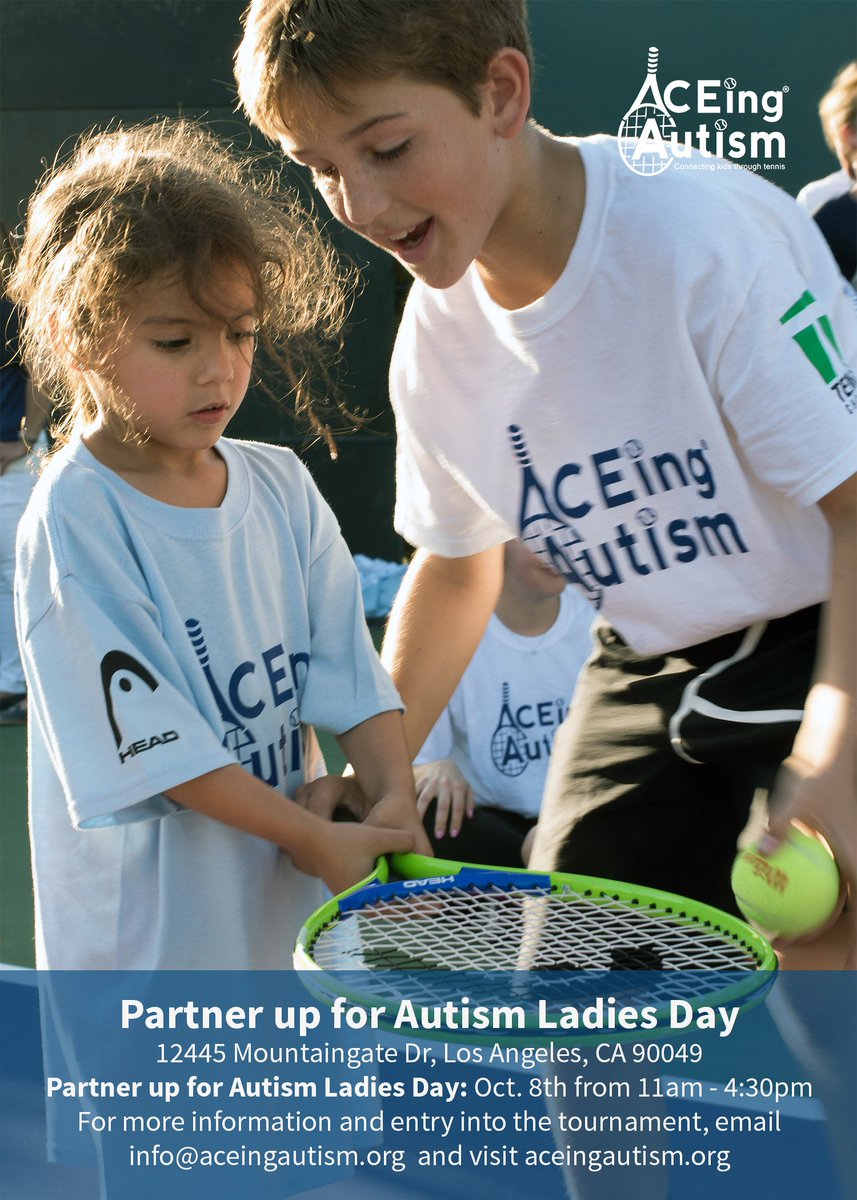 ACEingAutism's tweet photo. Last chance to sign up for our Women's Doubles Event this Sunday at #MountainGateCC #tennis #LosAngeles #NonProfit - https://t.co/8rMEaOHWf0 https://t.co/00f9kpolfk