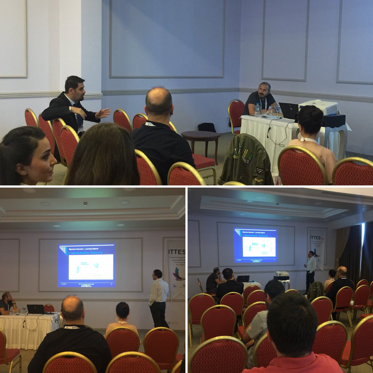 #ITTES2017’de Agora salonunda bildiri sunumları devam etmektedir. #AnadoluBöte #DokuzEylülBöte