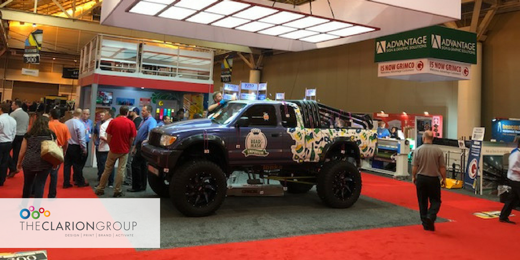 ClarionGroupSA's tweet photo. Orafol exhibited their vinyl vehicle wrapping at the #SGIAExpo in New Orleans. Team heading back to SA after an amazing exhibition. https://t.co/oxGTtAfDeJ