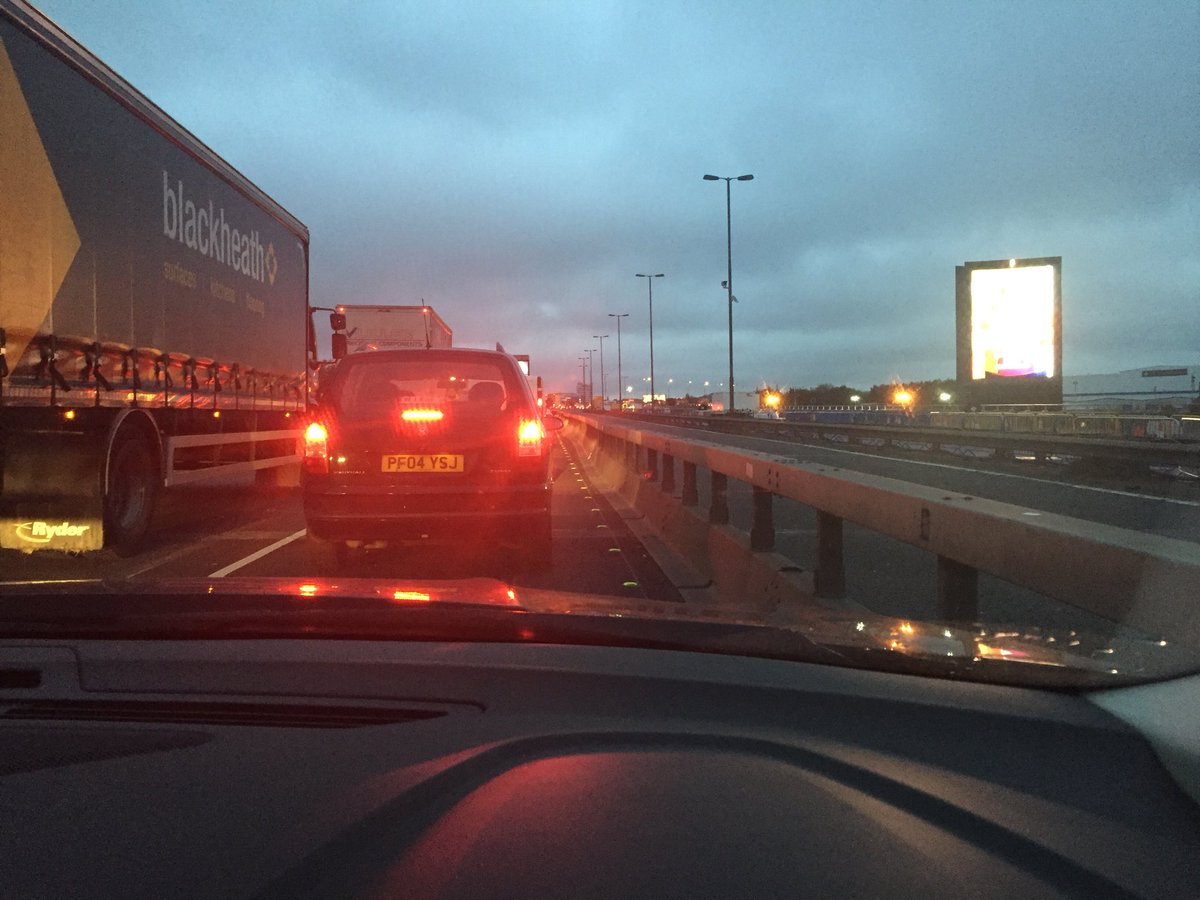 FCSLaserMail's tweet image. #m5 engine off northbound j2-j1, and no traffic moving southbound ....could be here a while this morning!