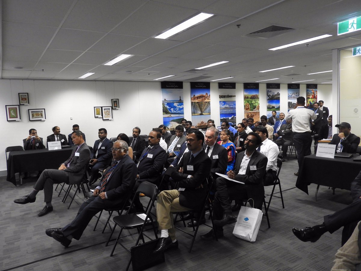 cgisydney's tweet photo. Organised a Buyer Seller Meeting bw visiting Indo-Australia Chamber of Commerce from India and local cos / buyers @cgisydney on 12 Oct https://t.co/vr1asBisHe
