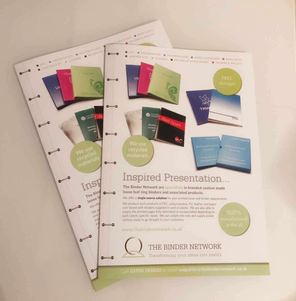 BinderNetwork's tweet photo. New brochure is out 🙌 let us know if you want to be posted a copy! https://t.co/IdH241Y59l