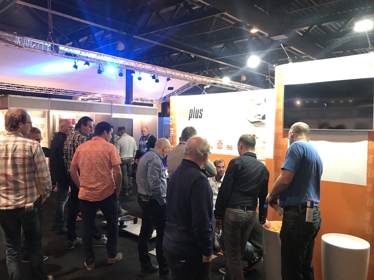 Fixplusnl's tweet image. Veel positieve reacties gehad @BouwCompleet_EH Voor ons een geslaagde beurs.