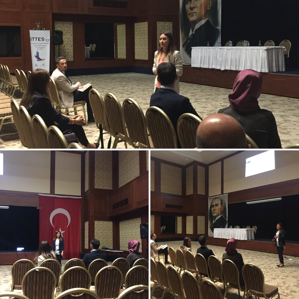 #ITTES2017’de Convention B salonunda bildiri sunumları devam etmektedir. #AnadoluBöte #DokuzEylülBöte