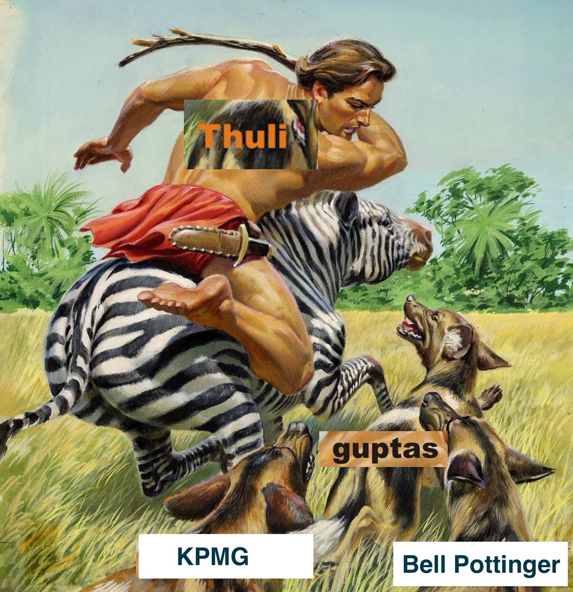 cooltrolldad's tweet photo. Dear #StateCapture #GuptaTroll @abrahamcpt19 I fixed it for you #KPMG #BellPottinger, Retards https://t.co/jv5UIgXzaK