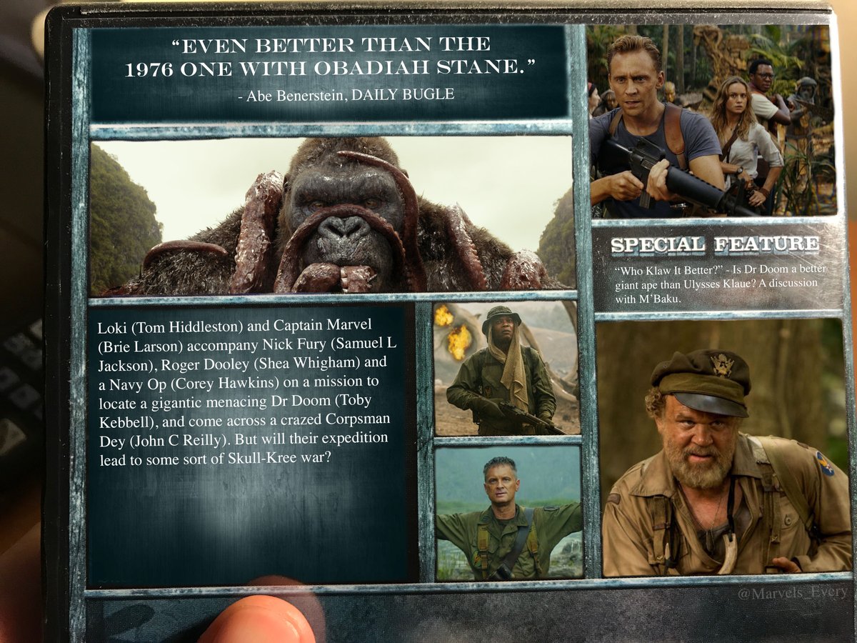 Marvels_Every's tweet photo. KONG: SKULL ISLAND (2017)
dir: @VogtRoberts

#marvel #mcu #kong #kingkong #skullisland #loki #captainmarvel #nickfury #tomhiddleston https://t.co/c0HO0u4tEZ