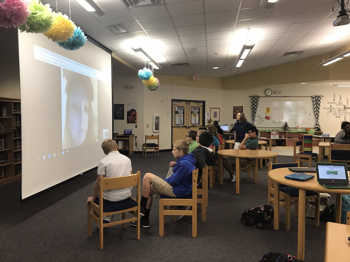 mlea_smu's tweet photo. Ss reading Wonder had the opportunity to "hangout" w/Megan, who has undergone several surgeries like Auggie. #forneyconnects #forneyreads https://t.co/J8wJ90L9SA