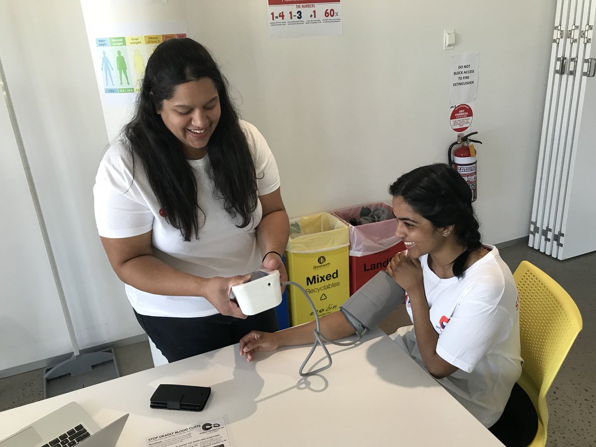 Abishek_BSK's tweet photo. This is how we celebrated #WTD17  @CharlesSturtUni School of Biomedical Sciences, Wagga Wagga @thrombosisday #stopclots #CSUFGC https://t.co/n63B7VLXH9