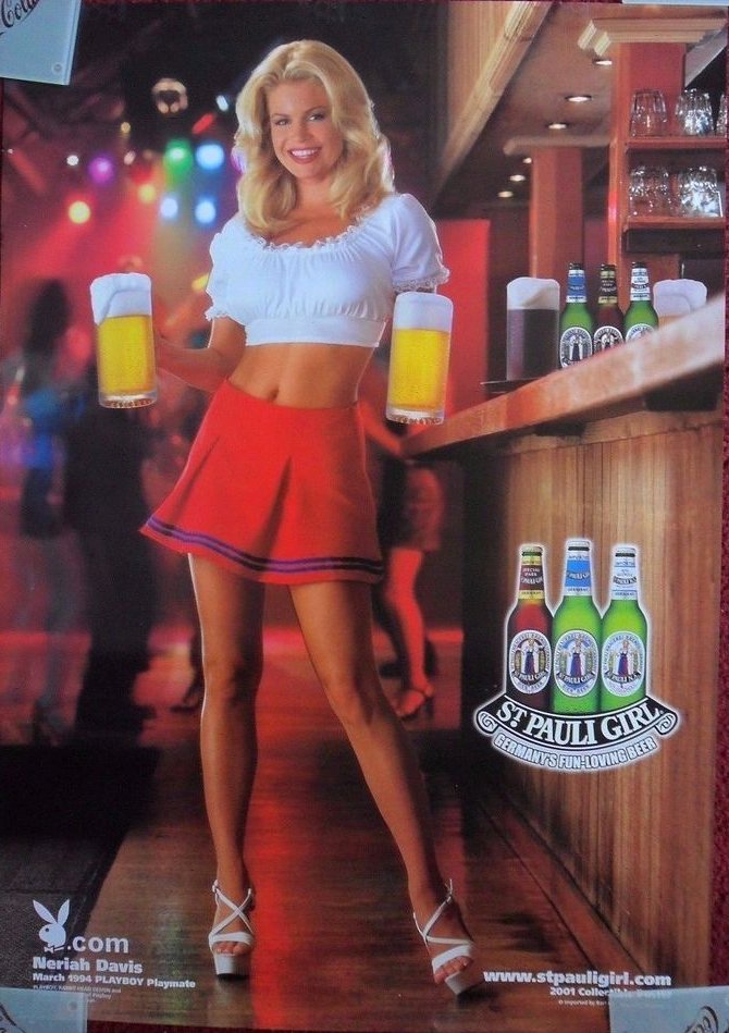 Happy Birthday 2001 St. Pauli Girl Neriah Davis (October 12, 1972- ) 
