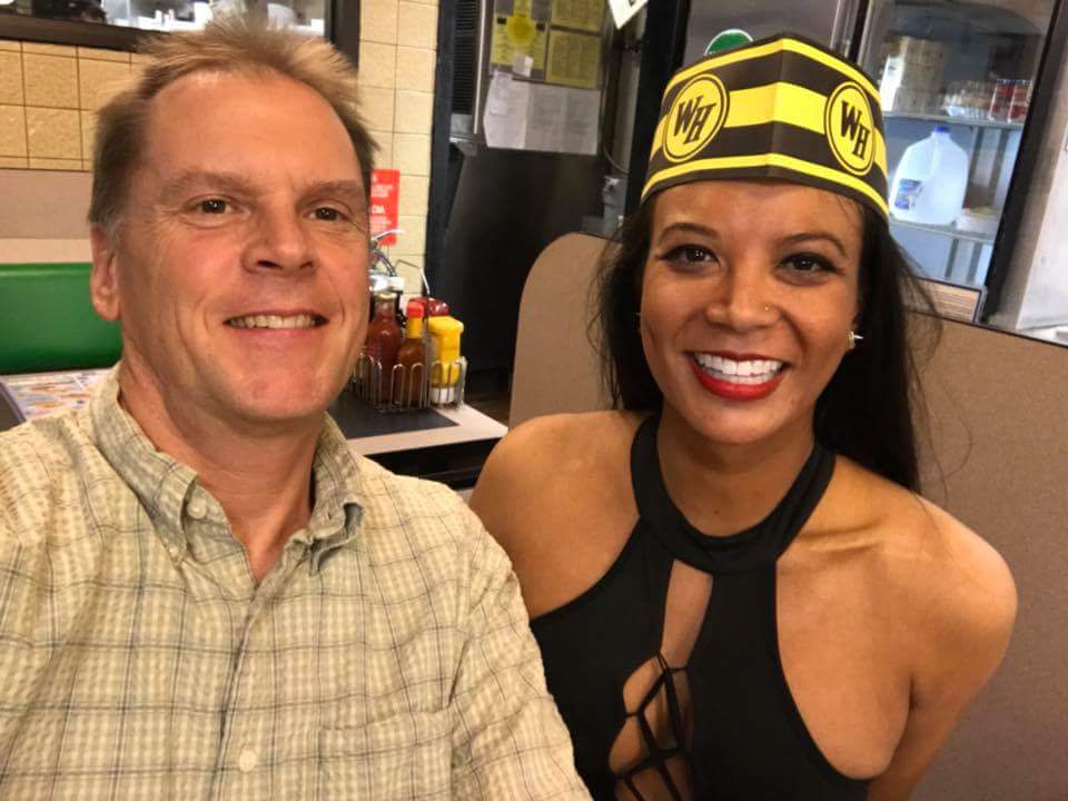 roxxymarks's tweet photo. @WaffleHouse Thank ya'll for little black dress night!- https://t.co/KzAzdDAyru