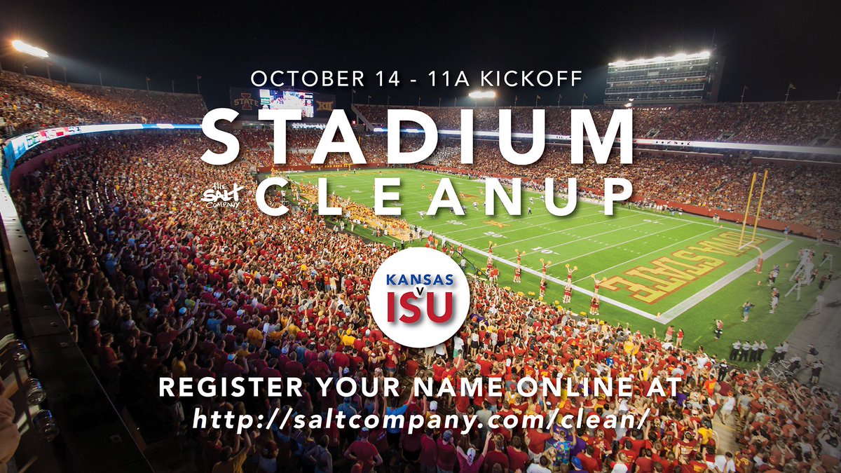 isusalt's tweet photo. You can now sign up for Stadium Cleanup here: https://t.co/bQOfZAwPHt https://t.co/m4cGfNblC9