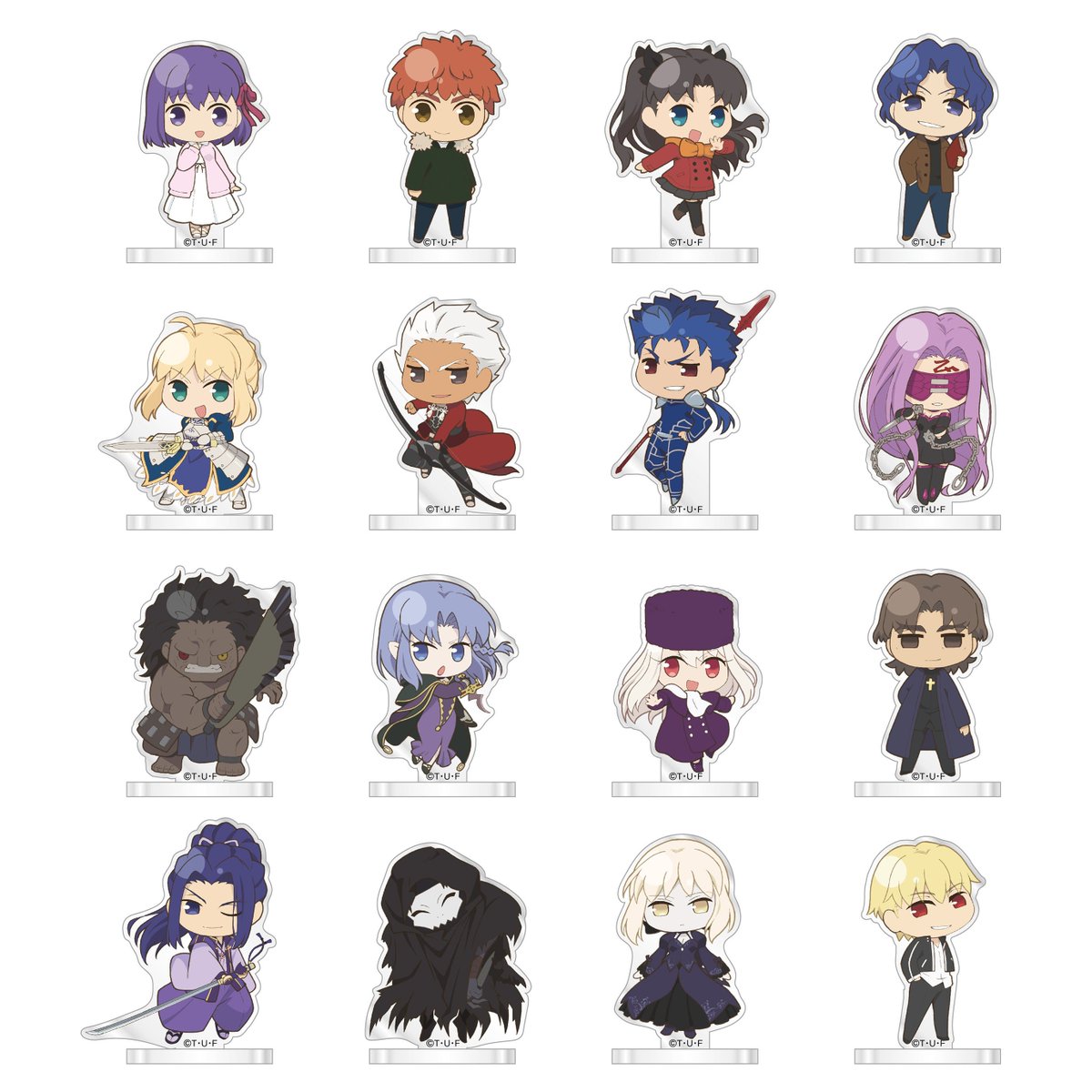 ট ইট র Pアニメストア 旧 プラルトアニメストア C1 Fate Stay Night Chara1ではfate Stay Night グッズも発売します トレーディングアクリルスタンド登場です 全16種類発売です Fate Staynight Chara1 キャラ1 T Co 3hvfihjgeu