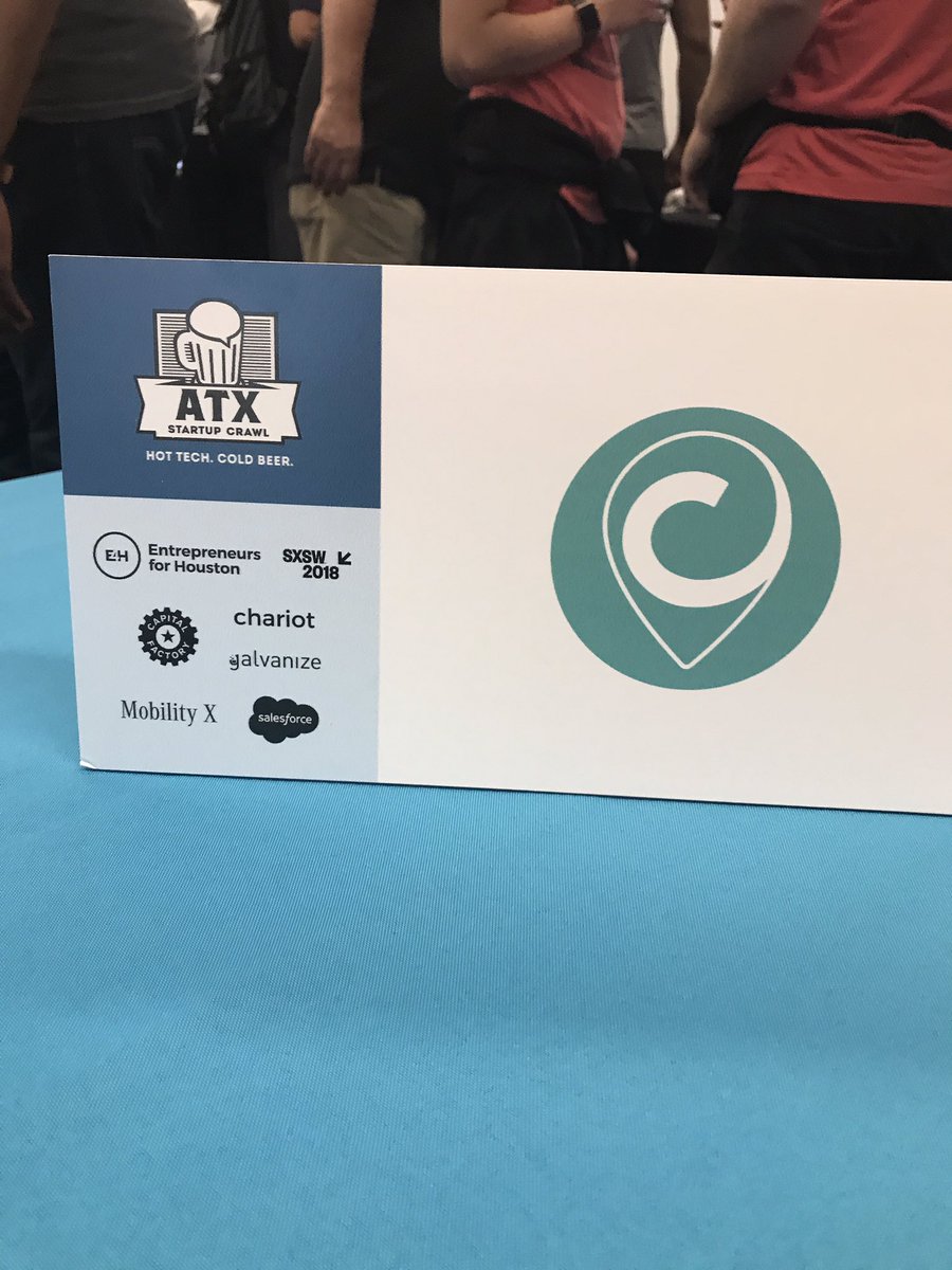 MadameMiso's tweet photo. Awesome time with @gocroozen team hanging out @CapitalFactory @ATXStartupCrawl @AtxStartupWeek @CFMobilityX #ASW2017 #ASW17 #gocroozen #atx https://t.co/icvFOQ37Y0