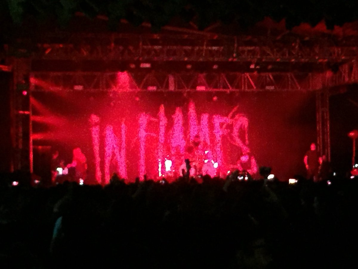 JArvizu5's tweet photo. Cierra @InFlames_SWE una gran presentación con ‘The End’ en el @PabellonCuervo #InflamesMX cobertura @QuarterPress 🔥🔥🔥 https://t.co/ea1otPk2F6