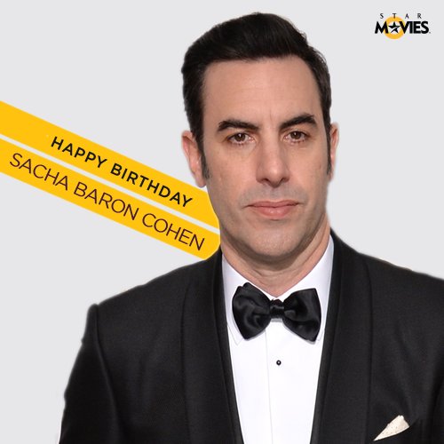 Happy birthday to the hilarious Sacha Baron Cohen! 