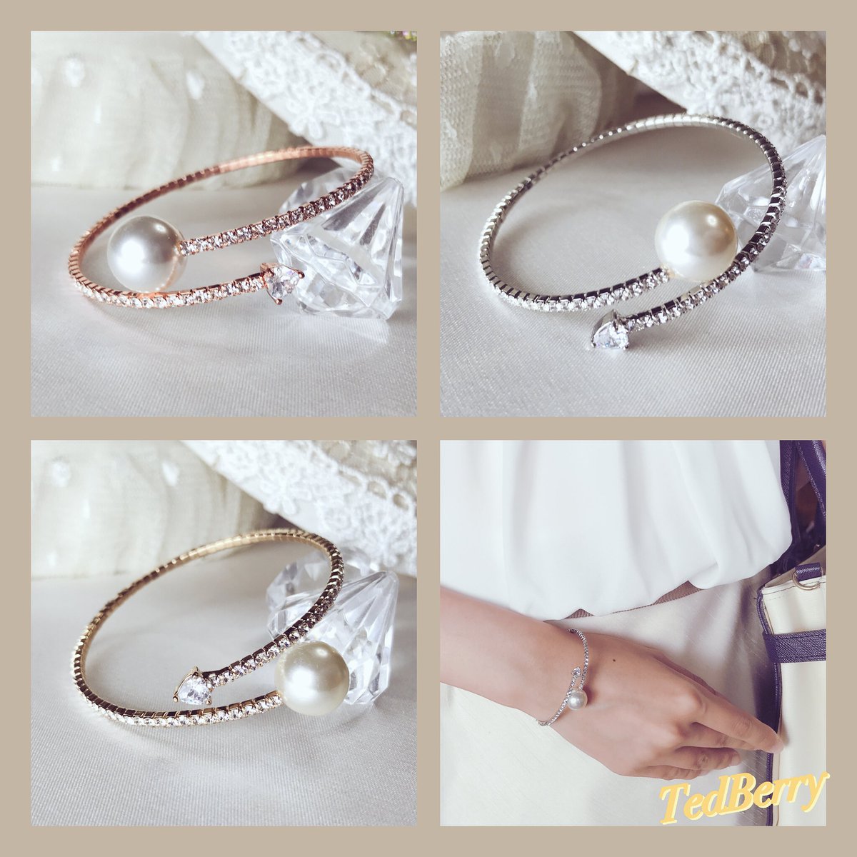 TedBerry_jp's tweet photo. 一周ぐるっとジルコニアで豪華💎✨華奢なデザインに大きめ飾りは今年の流行り💛🐇💫
1,200円！送料無料☽⋆͛ #バングル https://t.co/u1R4ORWVTZ