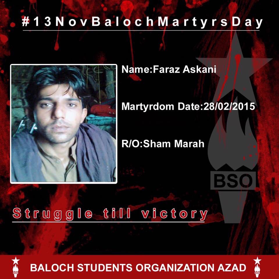 BSO__AZAD's tweet photo. #13NovBalochMartyrsDay
#kolowa #Balochistan https://t.co/CyJhd1cQ6s