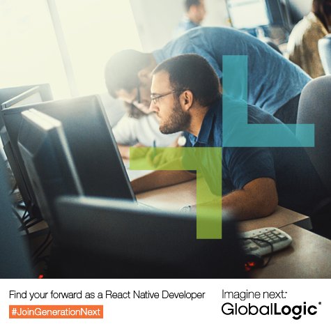 GlobalLogic_IN's tweet image. We are hiring React Native Developers for Nagpur! bit.ly/2yl3llS #FridayHiring #JoinGenerationNext #ReactNativeJobs