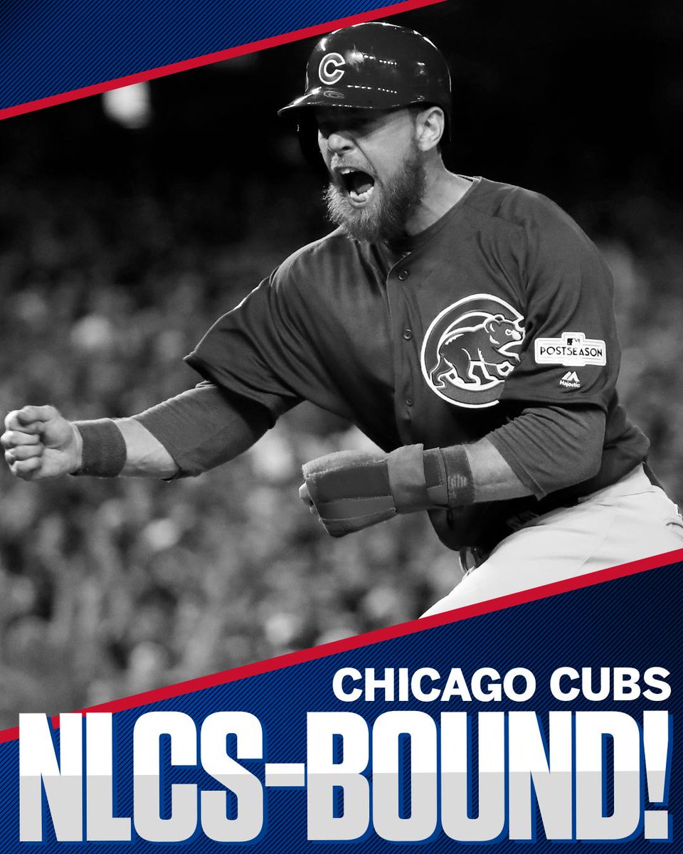 Fly the W!

The Cubs are headed to the NLCS for the 3rd straight season.