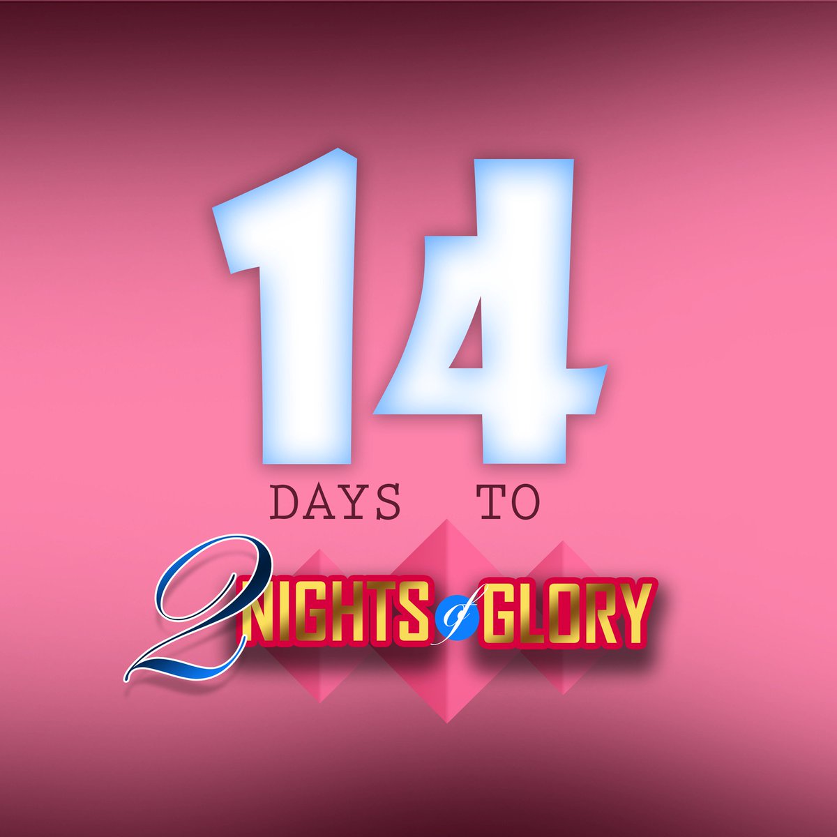 spiritchapelint's tweet photo. 14 DAYS TO GO #2nightsofGlory https://t.co/aA1r2fPpUF