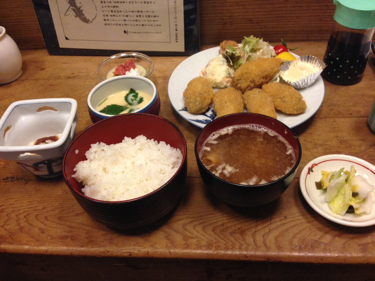りゅうじ Twitterren かき忠さんでランチしてきました カキフライ定食美味しかったです 限定茶碗蒸しも付いてきました ご馳走様でした ノ 古町ランチ 小夏さんのポスター素敵 りゅうじ Twitterren かき忠さんでランチしてきました カキフライ定食美味しかったです 限定茶碗蒸しも付いてきました ご馳走様でした ノ 古町ランチ 小夏さんのポスター素敵