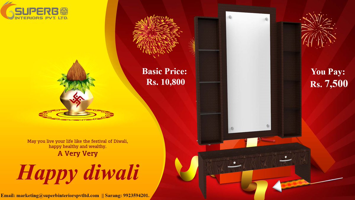 SuperbInterior's tweet photo. Grab on This Amazing Diwali Offer By Superb Interiors With Amazing Products Up To 30% Offer. #HappyDiwali #DiwaliOffer #superbinterior https://t.co/yjNxVOnzxO