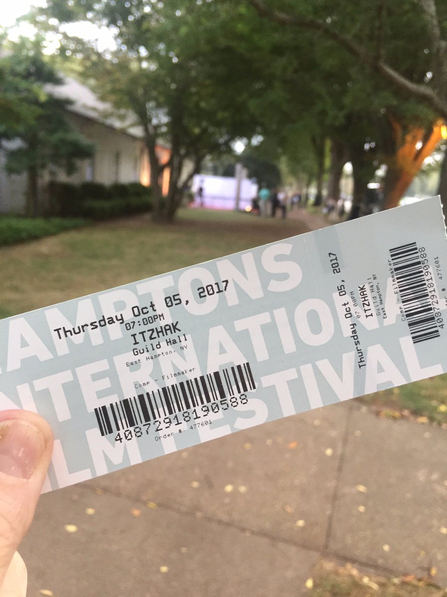 PerlmanOfficial's tweet photo. Excited for this evening! #HIFF25 @ItzhaktheFilm https://t.co/Rs748gUvWG