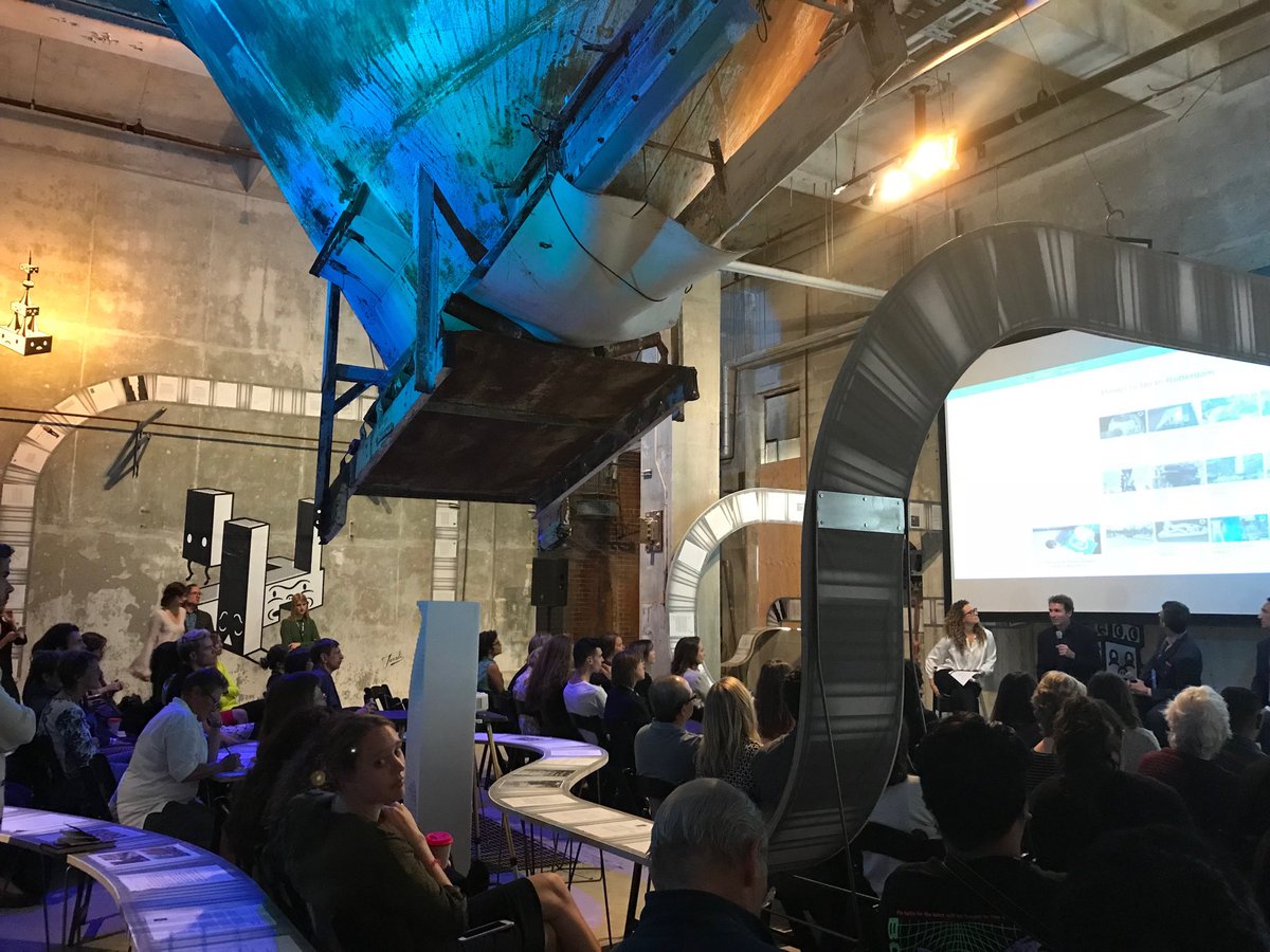 hdatay's tweet image. Wonderful to hear the commitment to arts and cultural programming for public spaces (not to mention the funnel room is pretty cool). #editdx