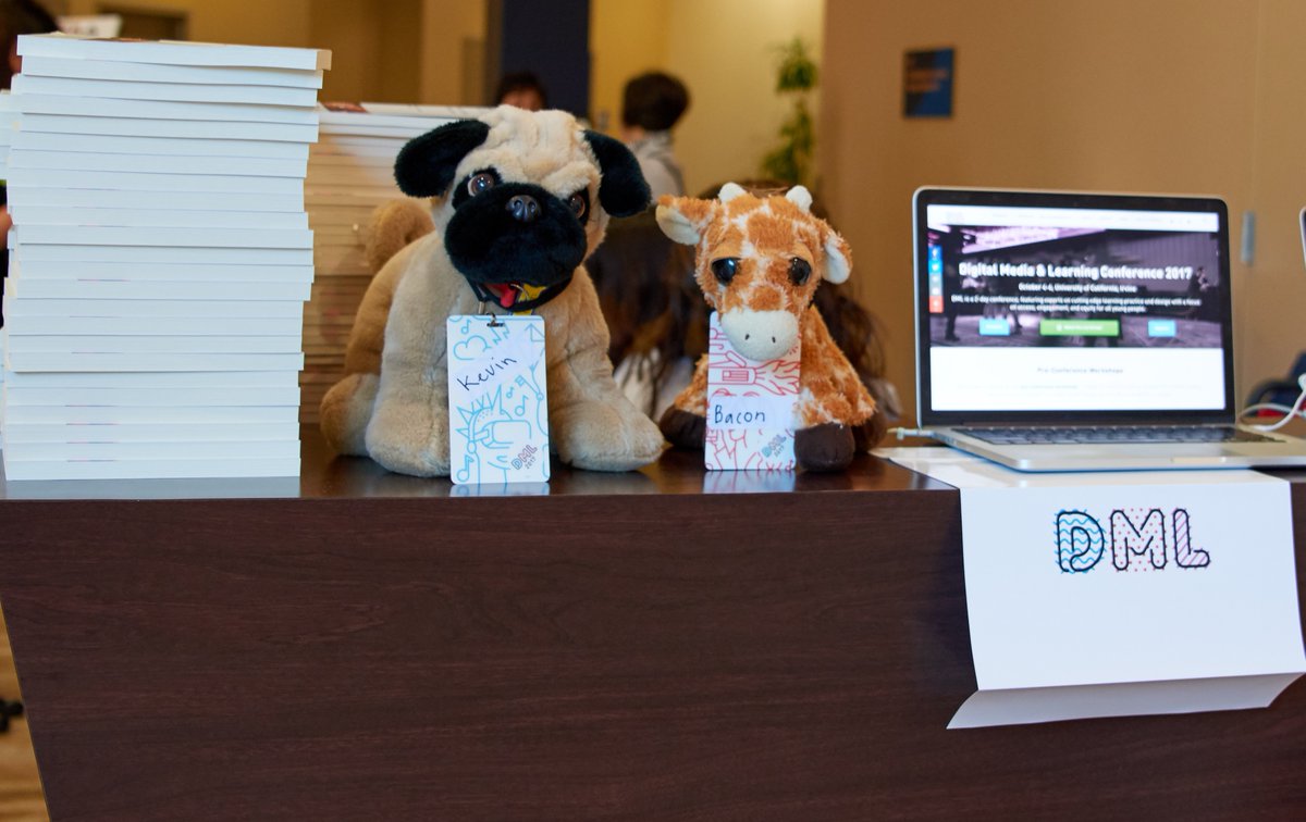 irmoobear's tweet photo. Kevin Bacon staffing #2017DML  reg desk &amp; giving away free #connectedlearning books  @PUGSandBRICKS @mimikocruz @dmlconference https://t.co/wW8BqfFVPG