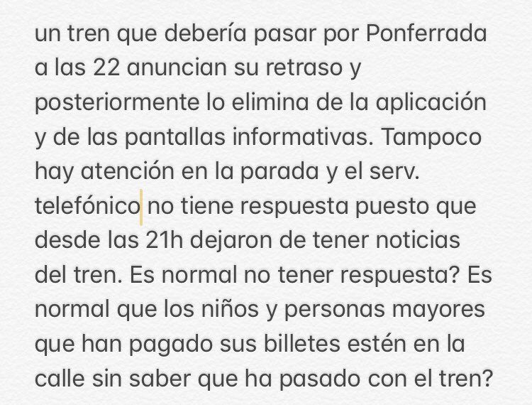 sgoga91's tweet photo. Vergüenza de Renfe @Renfe !!! No pueden tener peor servicio ni peor atención al cliente https://t.co/OEBZ57ArHH
