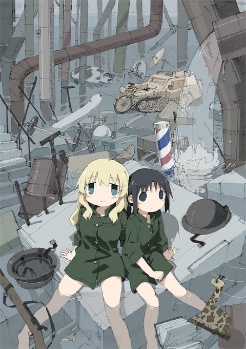 少女終末旅行のtwitterイラスト検索結果 古い順