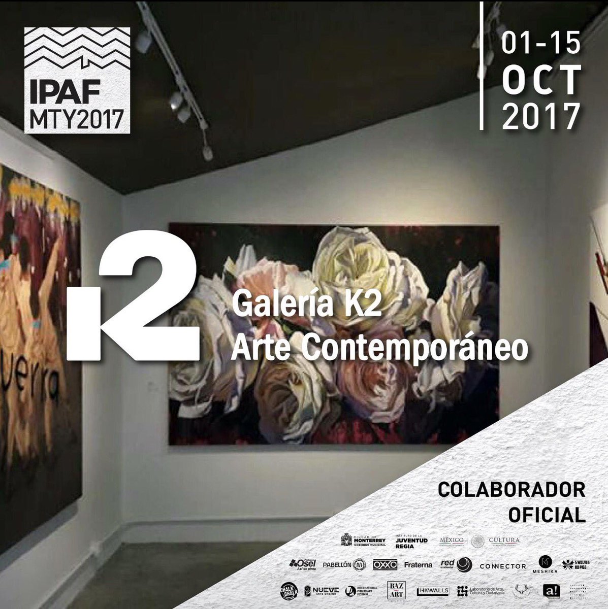 IPAF_Festival's tweet photo. Agradecemos a K2 Arte Contemporáneo colaborador oficial de #IPAFMTY2017 #MTYlagranciudad https://t.co/nKMaEJjZKt