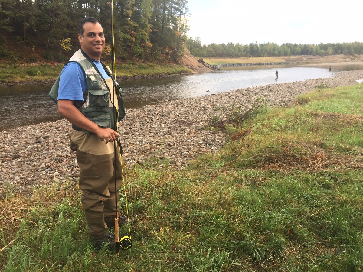 StephenJosPaul's tweet photo. Firstnationstourism offering Atlantic salmon fishing ,Miramichi NB. Group of anglers enjoying the sport. https://t.co/iVXr9HRrxo