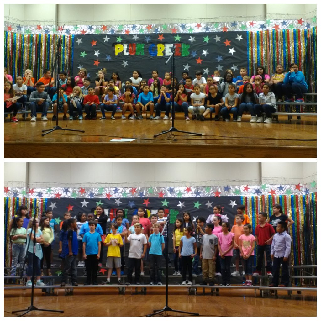 _kimthomas_'s tweet photo. 3rd and 4th grade musical.  @plumcreekelem #pceproud #LISDChampions https://t.co/GGDojeFqF8