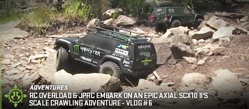 Axialrc's tweet photo. @RCoverload &amp; @JPRCHobbies take #AxialSCX10 II’s On An Epic #ScaleCrawlingAdventure  https://t.co/adh7PTtHFB #RCAdventureHike #AXIAL https://t.co/j6LxKthKXg