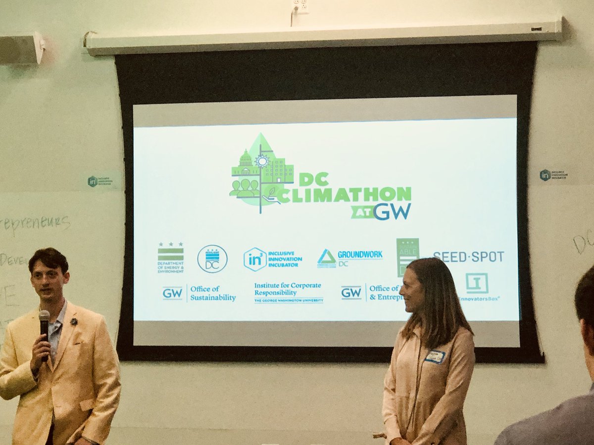 In3DC's tweet photo. #DCClimathon kickoff event hosted at @In3DC tonight #dctechweek #techweekdc https://t.co/IGjE8hHMDh