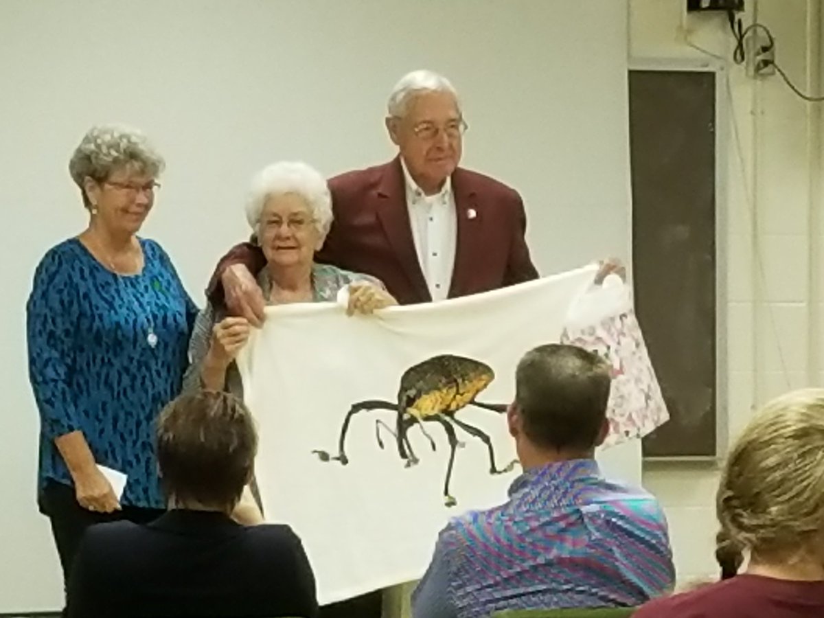 A gift from the students to Dr. Frank Davis at the International Insect Rearing Workshop #IIRW